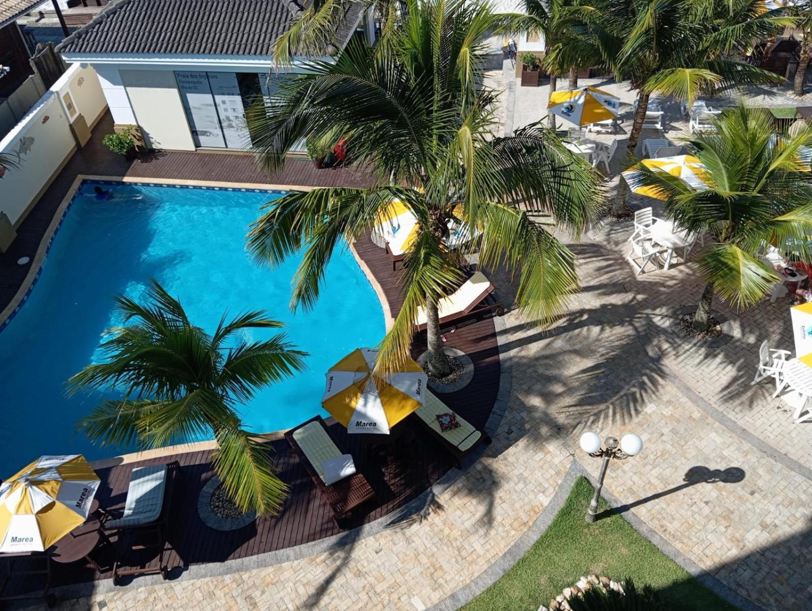 Golfinhos Apart-Hotel - Apto Terreo Frente Ao Mar!!! Флорианополис Экстерьер фото