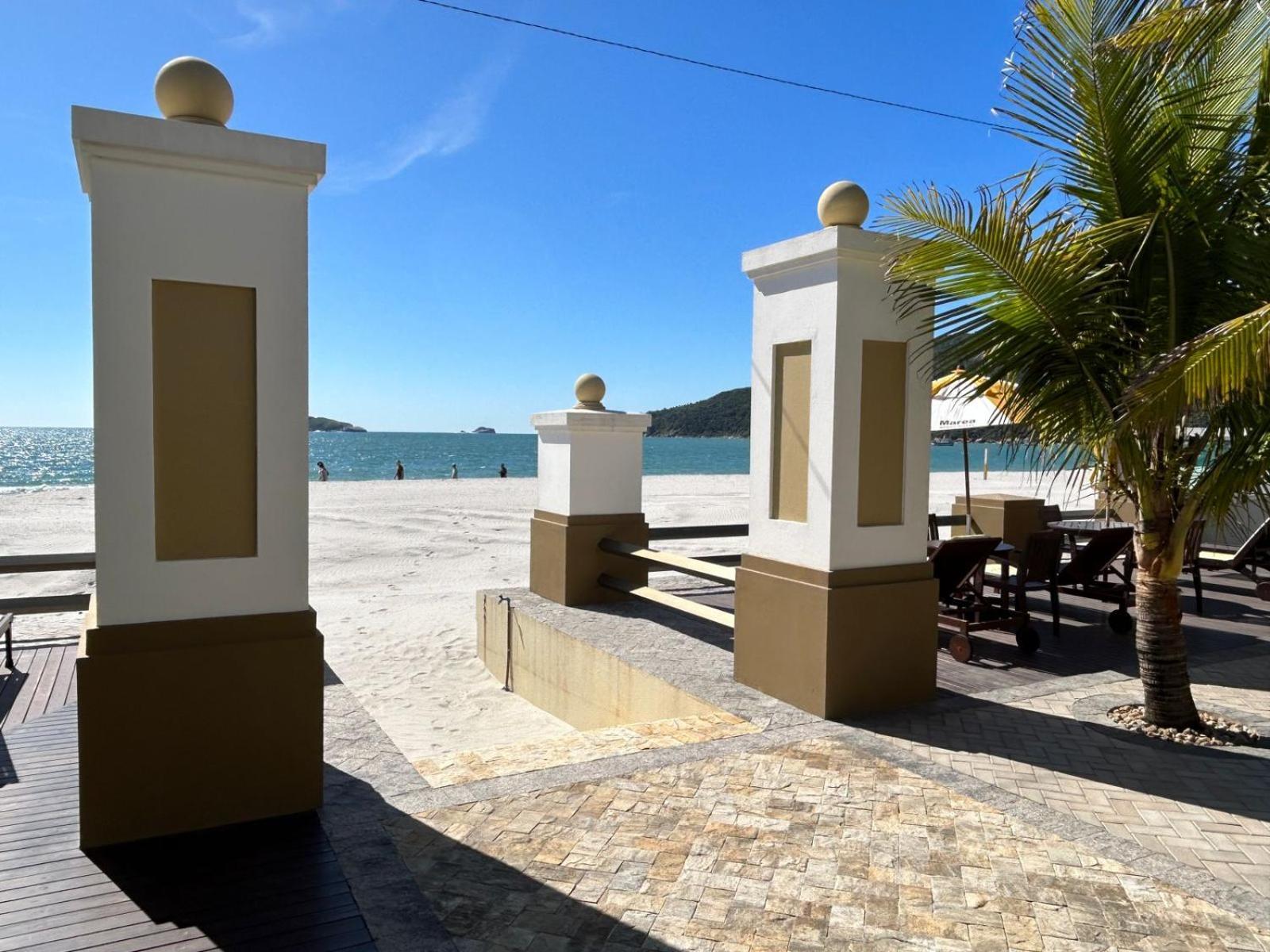 Golfinhos Apart-Hotel - Apto Terreo Frente Ao Mar!!! Флорианополис Экстерьер фото